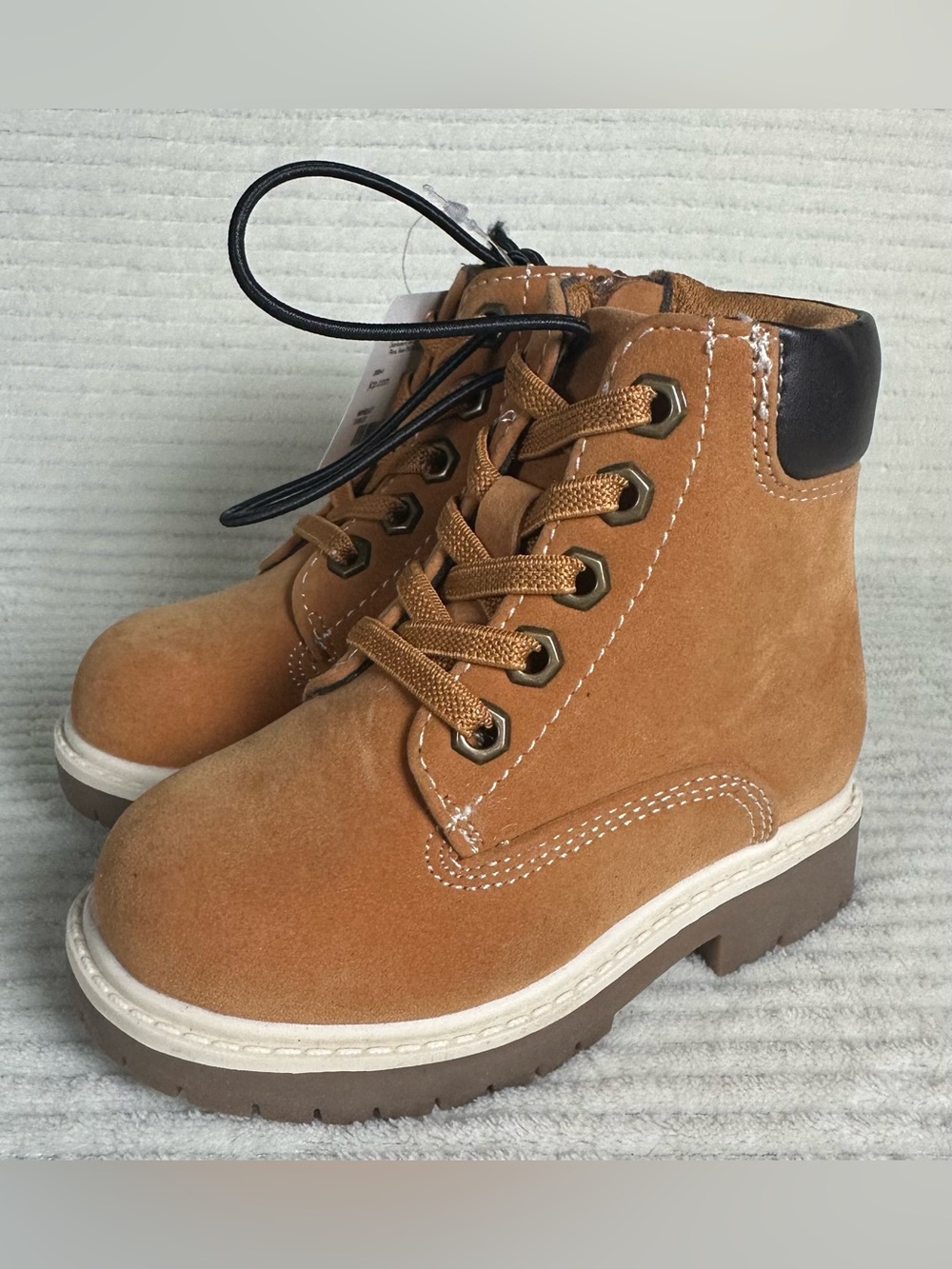 Thereabouts Toddler Boys Lil Luke Wheat Hiking Boots NWT Size 6 Toddler